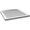 Ekena Millwork Arch Top Surface Mount PVC Gable Vent: Functional, w/ 2"W x 1-1/2"P Brickmould Frame, 22"W x 24"H GVPAR22X2402SF - alternate 2